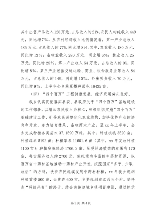 乡镇社会主义新农村建设情况调研报告.docx