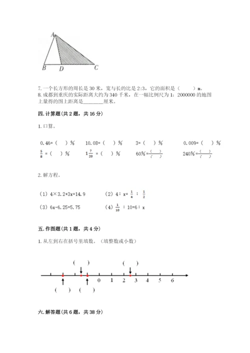 北京版小学六年级下册数学期末综合素养测试卷审定版.docx