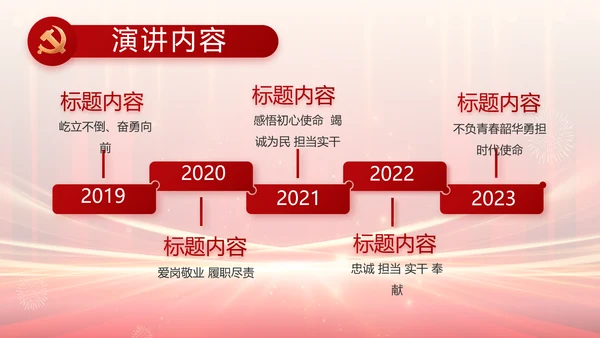 党支部党员大会风采展示动态PPT