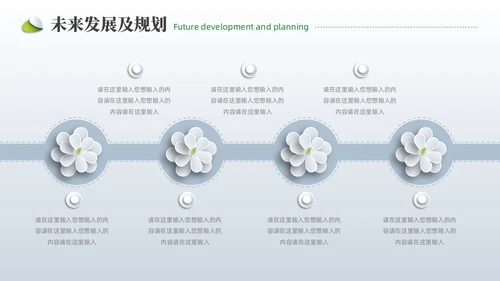 小清新创业项目计划书PPT模板商业计划书