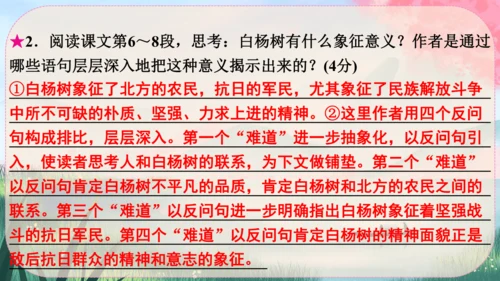 15《白杨礼赞》课件