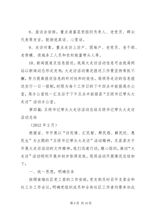 五级书记大走访活动小结.docx