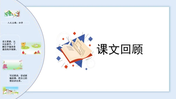 统编版2023-2024学年一年级语文上册单元速记巧练第五单元（复习课件）