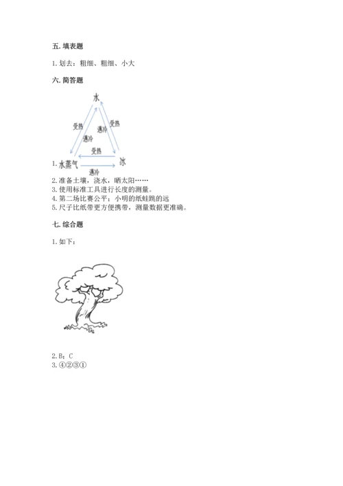 教科版一年级上册科学期末测试卷附参考答案【满分必刷】.docx