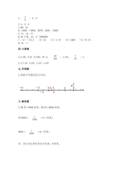 小学六年级下册数学期末卷及答案（名师系列）.docx