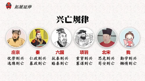 五代史伶官传序PPT模板