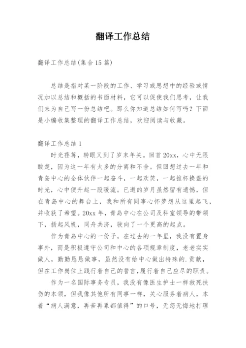 翻译工作总结_2.docx