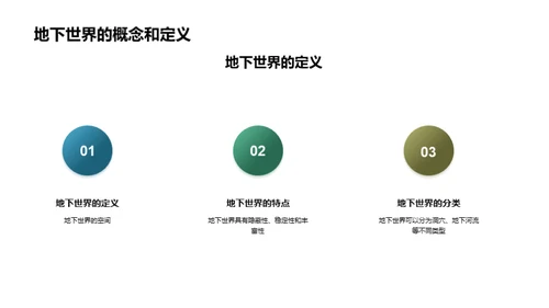 神秘地下世界的奇观