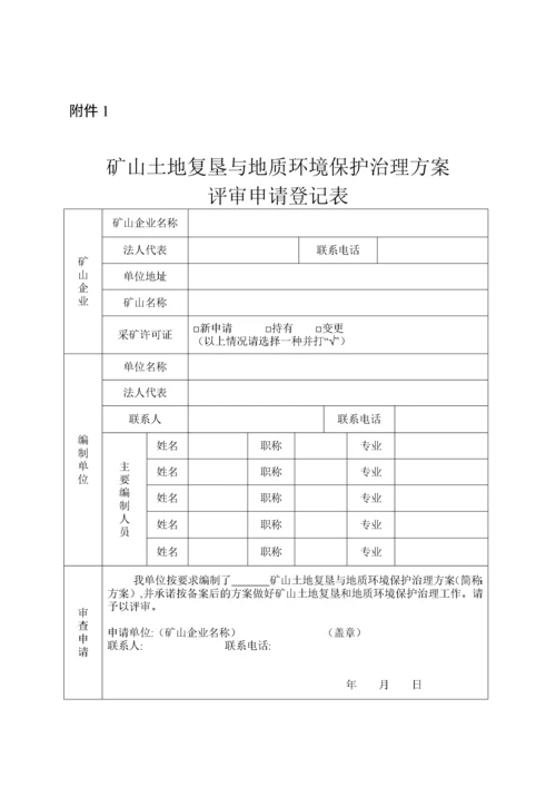 矿山土地复垦与地质环境保护治理方案编制内容及附件.docx