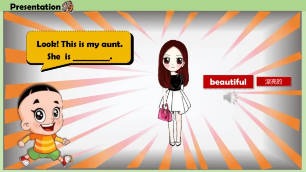 Unit 2 She looks cute .Lesson 11-12课件(共26张PPT)