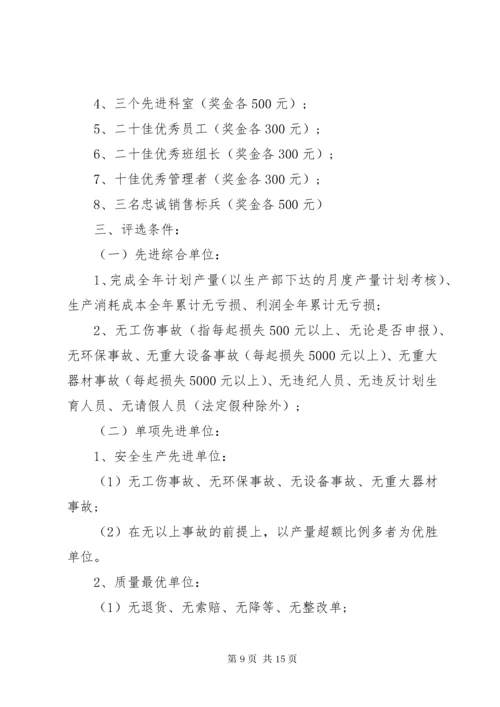 年度评先评优考核方案.docx