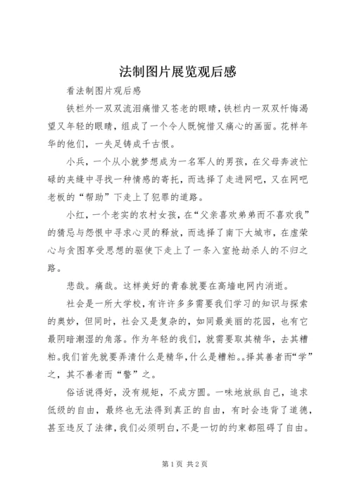 法制图片展览观后感 (3).docx