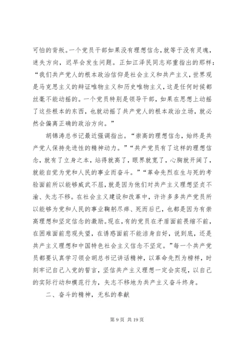崇尚先辈风范争做优秀党员.docx