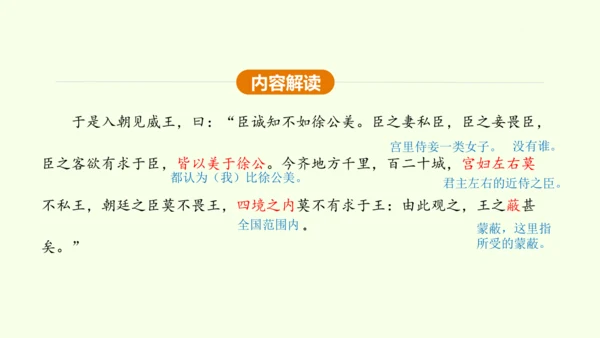 第21课 邹忌讽齐王纳谏 课件(共47张PPT)-【课堂无忧】新课标同步核心素养课堂