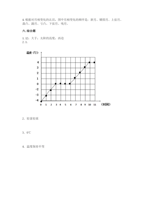 苏教版四年级下册科学期末考试试卷含答案解析.docx