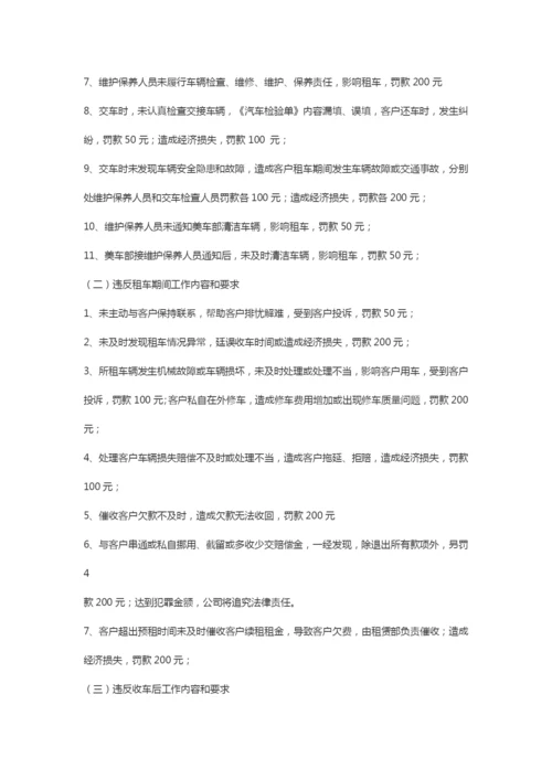 汽车租赁公司汽车租赁管理制度.docx