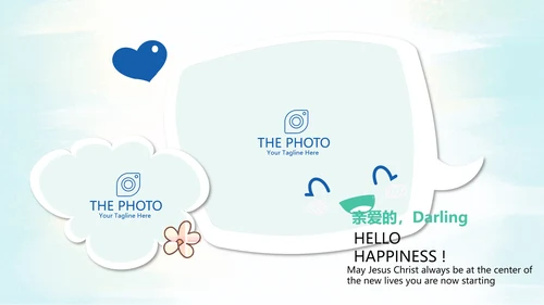 世界旅游电子相册动态PPT
