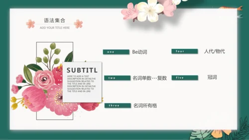 2022-2023学年七年级上学期第一次月考英语复习课件(共34张PPT)