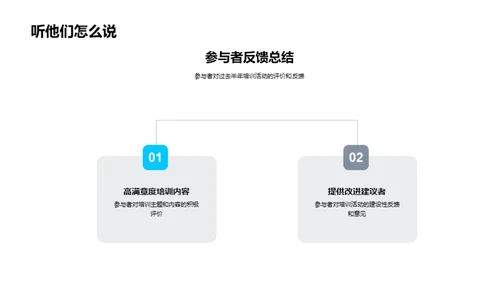 培训成果展示与展望