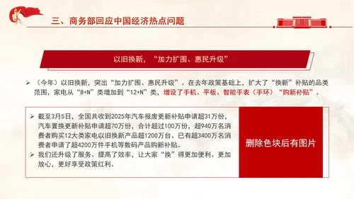 2025年两会经济主题记者会ppt解读经济热点问题