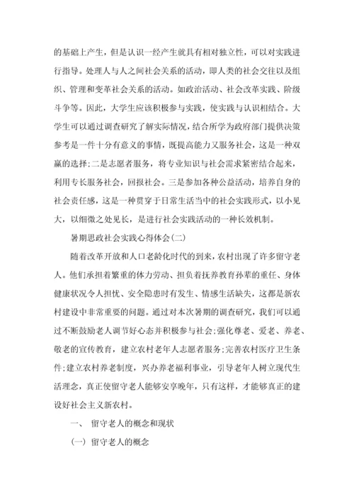 暑期思政社会实践心得体会.docx