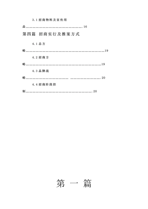 丰盛町地下阳光街招商专题方案.docx