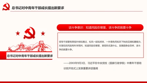 中青年干部培训班开班式上重要讲话新要求PPT
