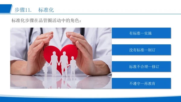 蓝色简约风运用品管圈活动 改进质量管理医护人员培训PPT模板品管圈医疗质量管理品管圈