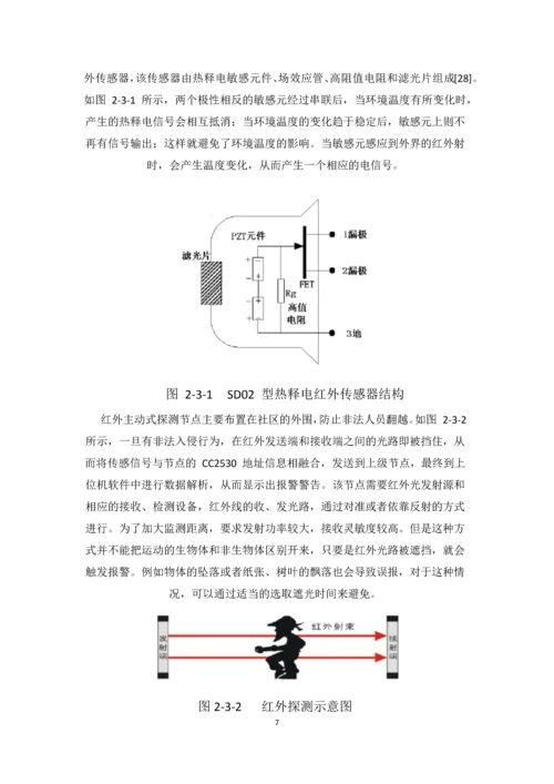 楼宇自动化课程设计--智能小区周边防盗报警系统设计.docx