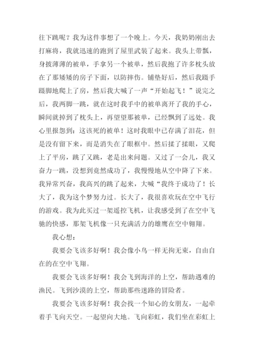 飞翔的梦作文.docx