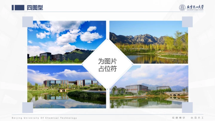 北京化工大学专属课题学术汇报毕业答辩通用PPT模板