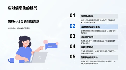 创新教育解析PPT模板