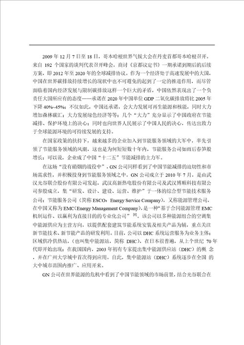 gn公司在新能源环境下的战略管理分析