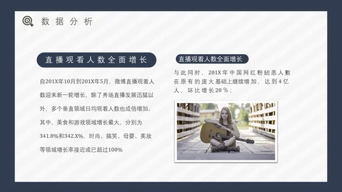 互联网时代网红经济通用PPT模板