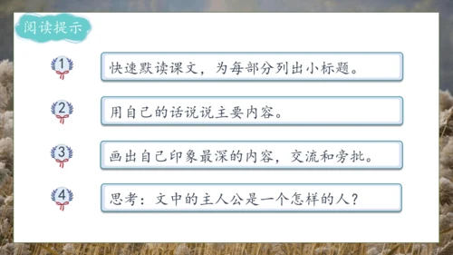 【核心素养】部编版语文四年级下册-21.芦花鞋（课件）
