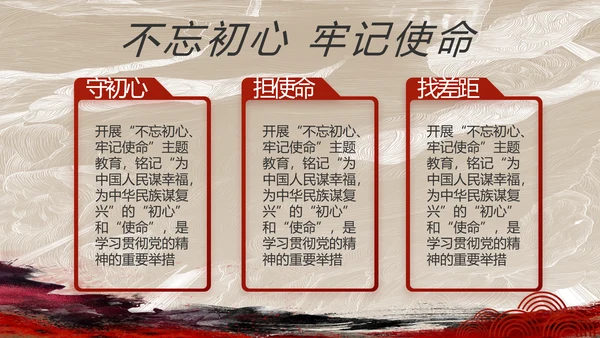 党支部党史学习教育工作总结动态PPT