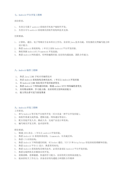 Android-工程师职位要求.docx