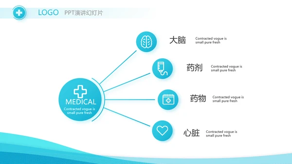 智慧医疗信息化建设年终工作总结动态PPT模板