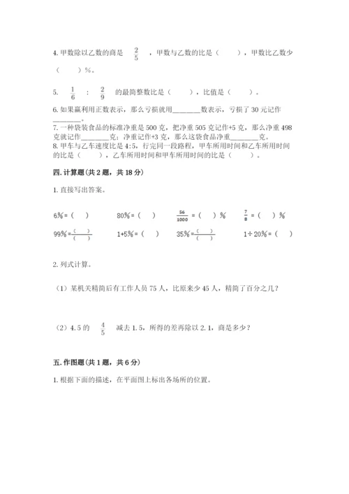 冀教版六年级下册数学期末测试卷（名校卷）.docx