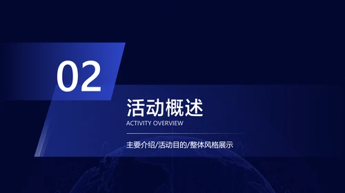 深蓝色商务风金融银行品牌活动策划