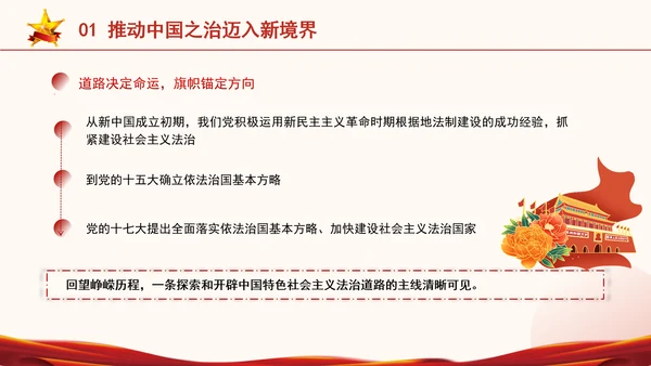 新中国成立75周年法治进步成就综述专题党课PPT课件