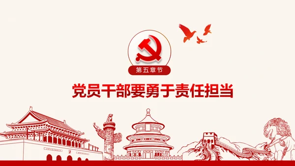 心怀责任勇于担当做合格党员微党课PPT