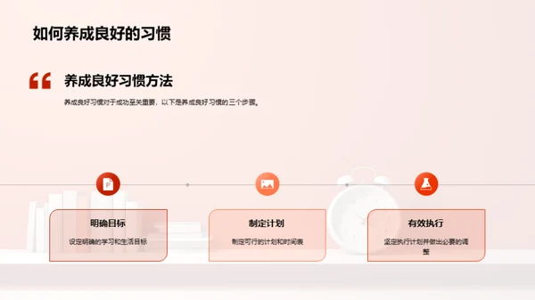 高中生活：习惯塑造未来
