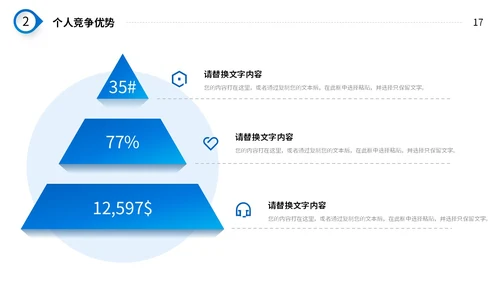 微立体风简约形状公司企业部门岗位竞聘个人简历自我介绍PPT竞聘1