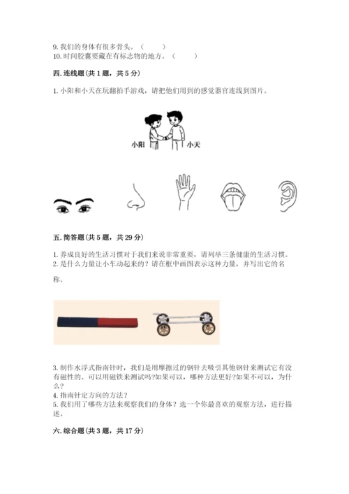 教科版二年级下册科学期末测试卷（考点梳理）.docx