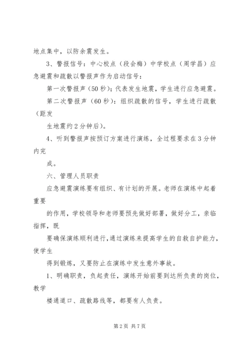 防震、消防演练方案 (4).docx