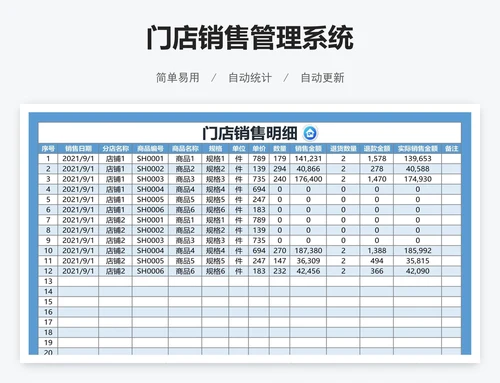 门店销售管理系统