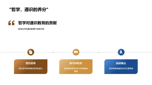 哲学 通识教育的钥匙