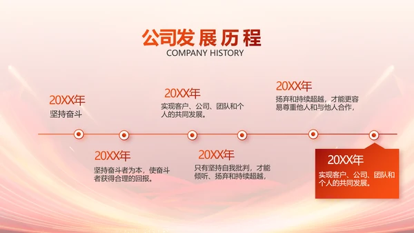 红色签约仪式启动大会战略合作策划PPT模板