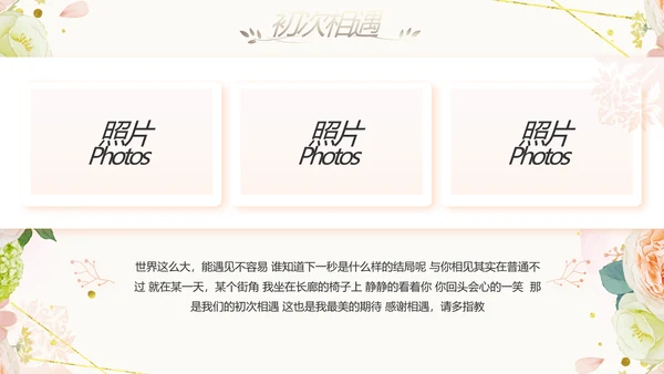 唯美我们结婚啦婚礼纪念册动态PPT